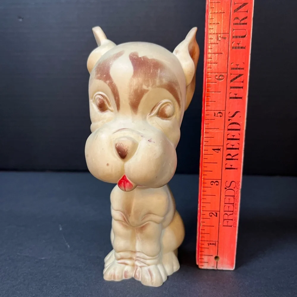 Vintage 1953 Rubber Latex Squeaky Bath Tub Toy Dog Kaysam 7